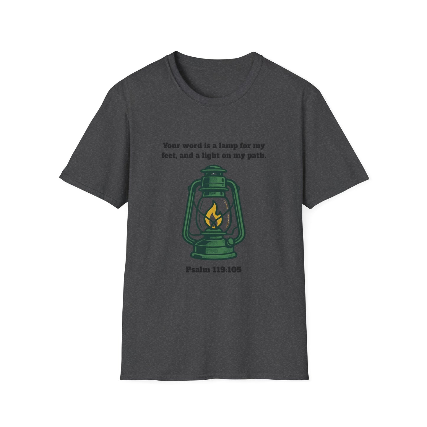 Light On My Path Inspirational Quote T-Shirt Psalm 119:105