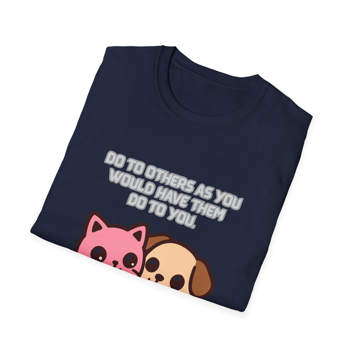 Do To Others Cute Animals Friendship T-Shirt Luke 6:31