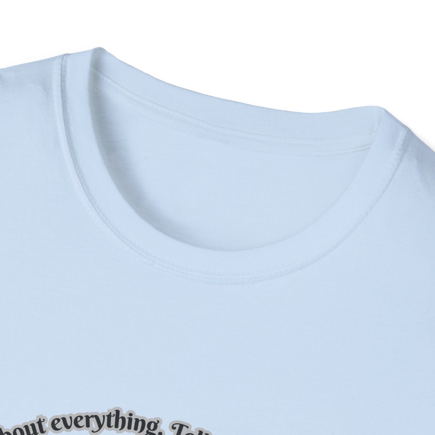 Don't Worry ~ Pray Inspirational Unisex Softstyle T-Shirt with Philippians 4:6 Design