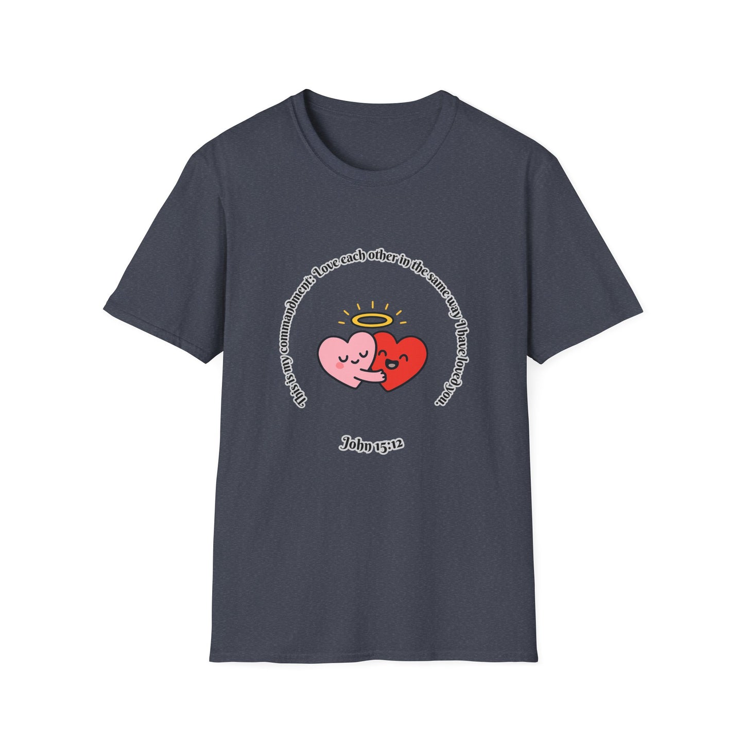 Love Each Other Commandment Unisex Softstyle T-Shirt John 15:12