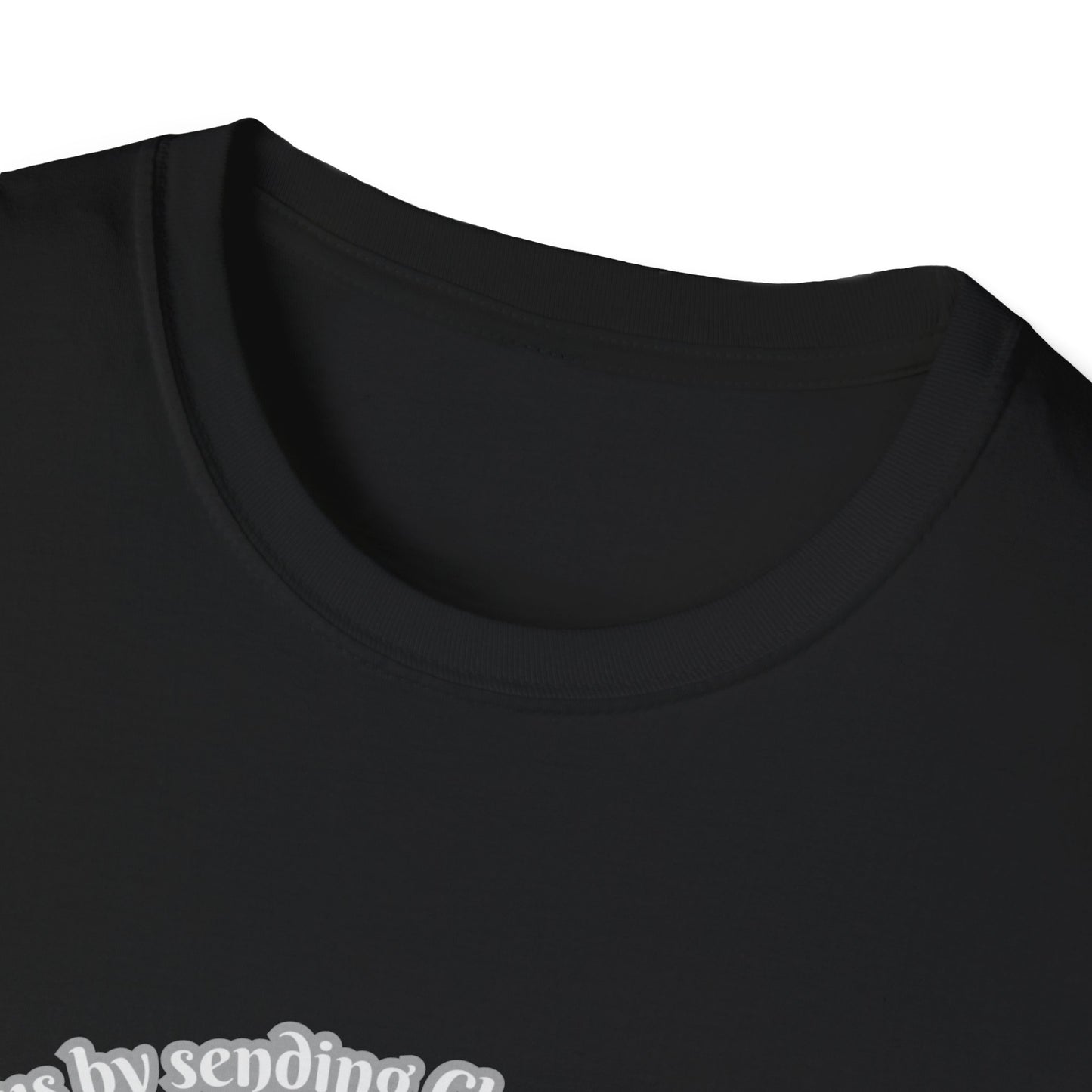 God Showed His Love Christian Unisex T-Shirt with Romans 5:8 Verse