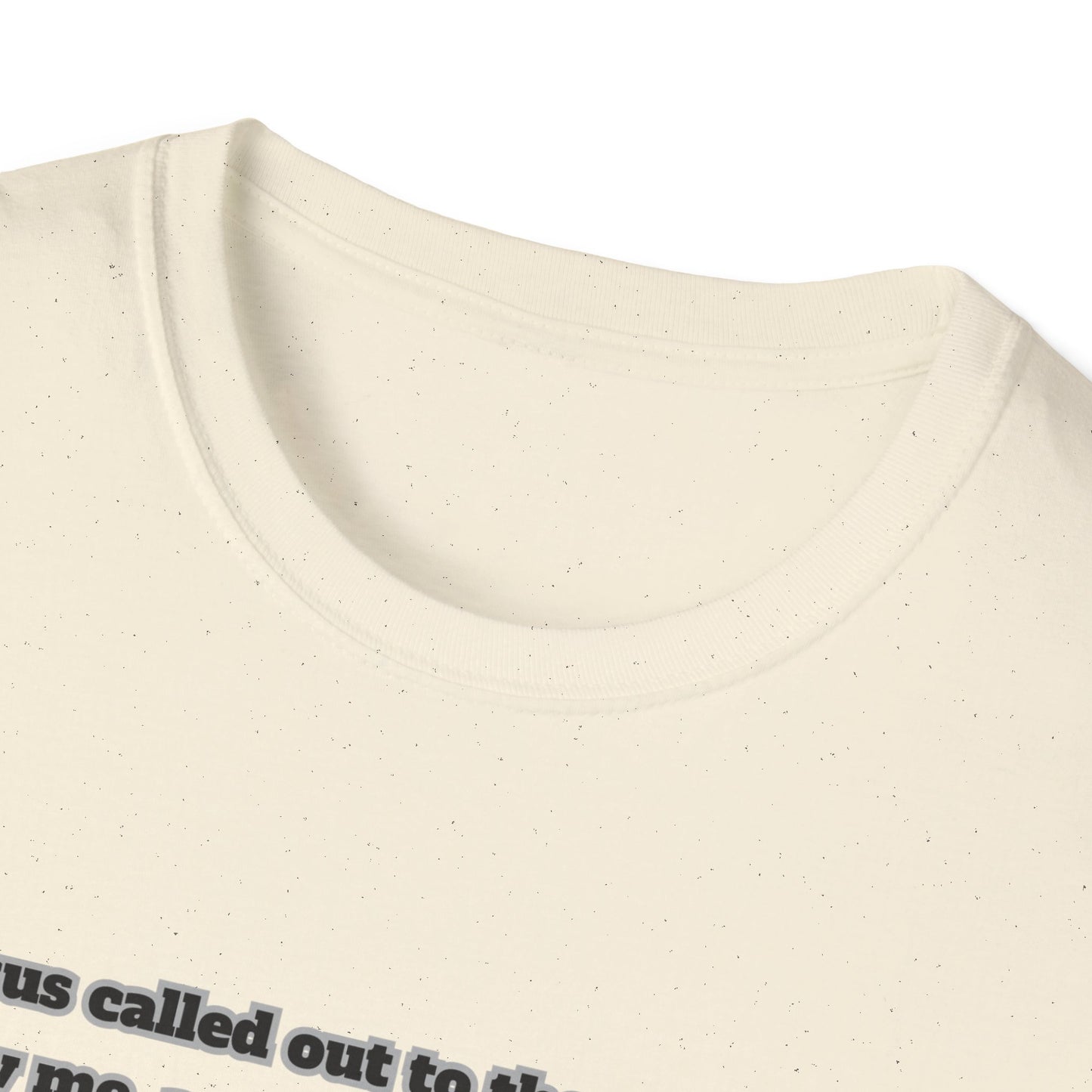 Fish For Men Inspirational Bible Verse Unisex Softstyle T-Shirt Matthew 4:19