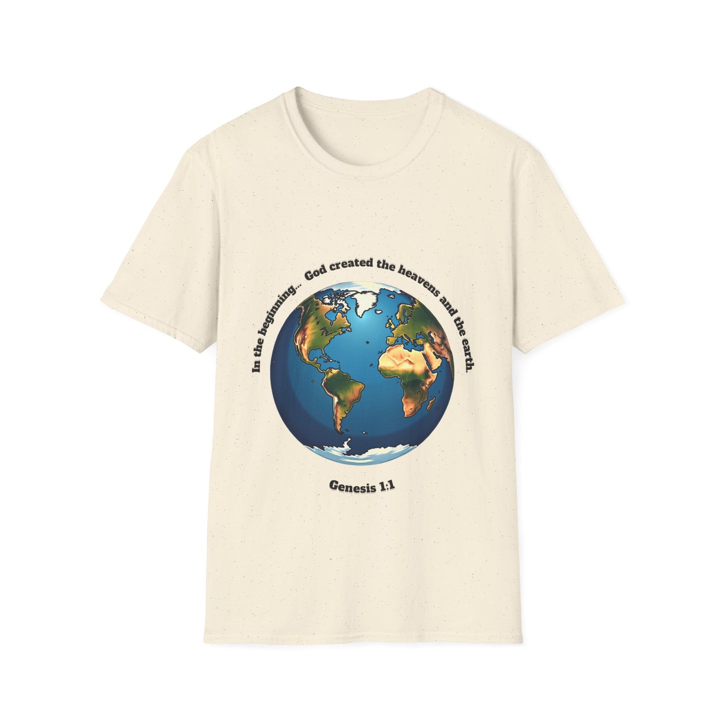 Heaven And Earth Creation Unisex T-Shirt - Genesis 1:1 Inspirational Tee