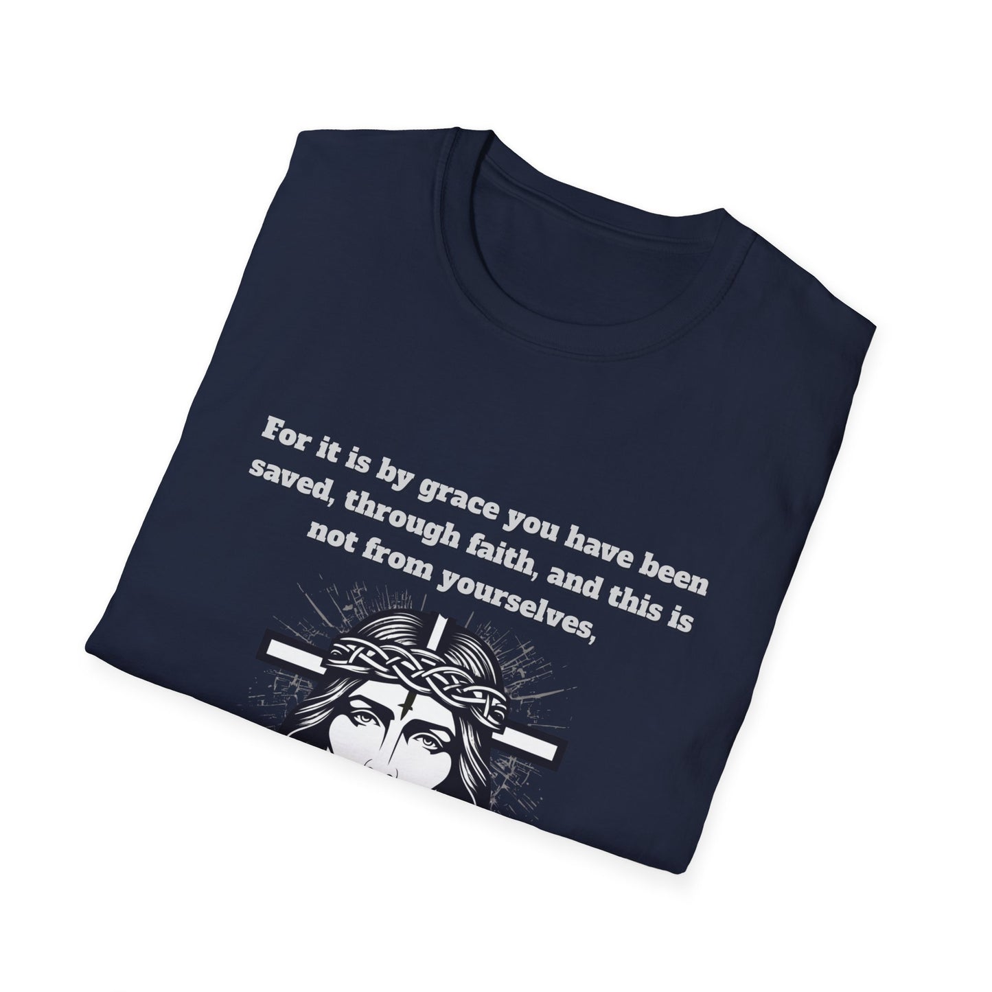 Grace Is A Gift From God Inspirational Christian Quote T-Shirt - Ephesians 2:8