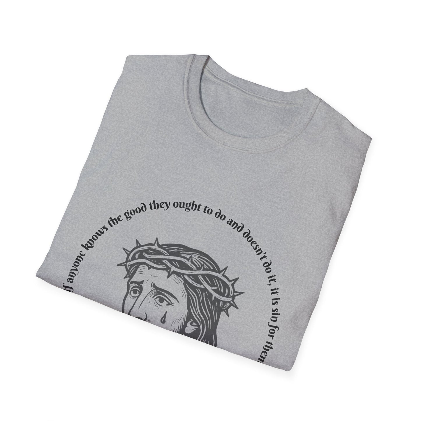 Do Good or It's Sin Faith-Inspired Unisex Softstyle T-Shirt James 4:17