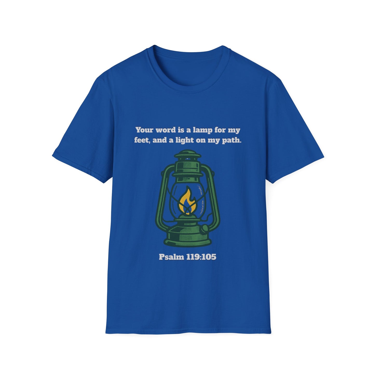 Light On My Path Inspirational Quote T-Shirt Psalm 119:105