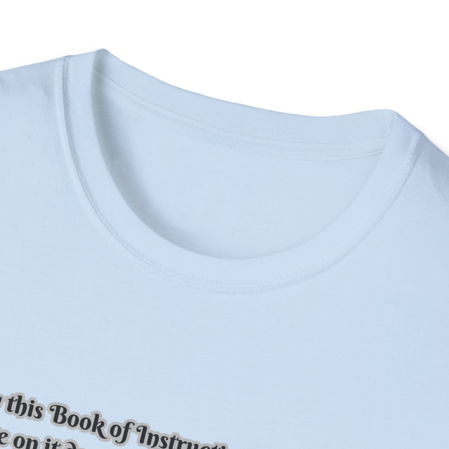 Book of Instruction Faith~Inspired Unisex Softstyle T-Shirt - Joshua 1:8