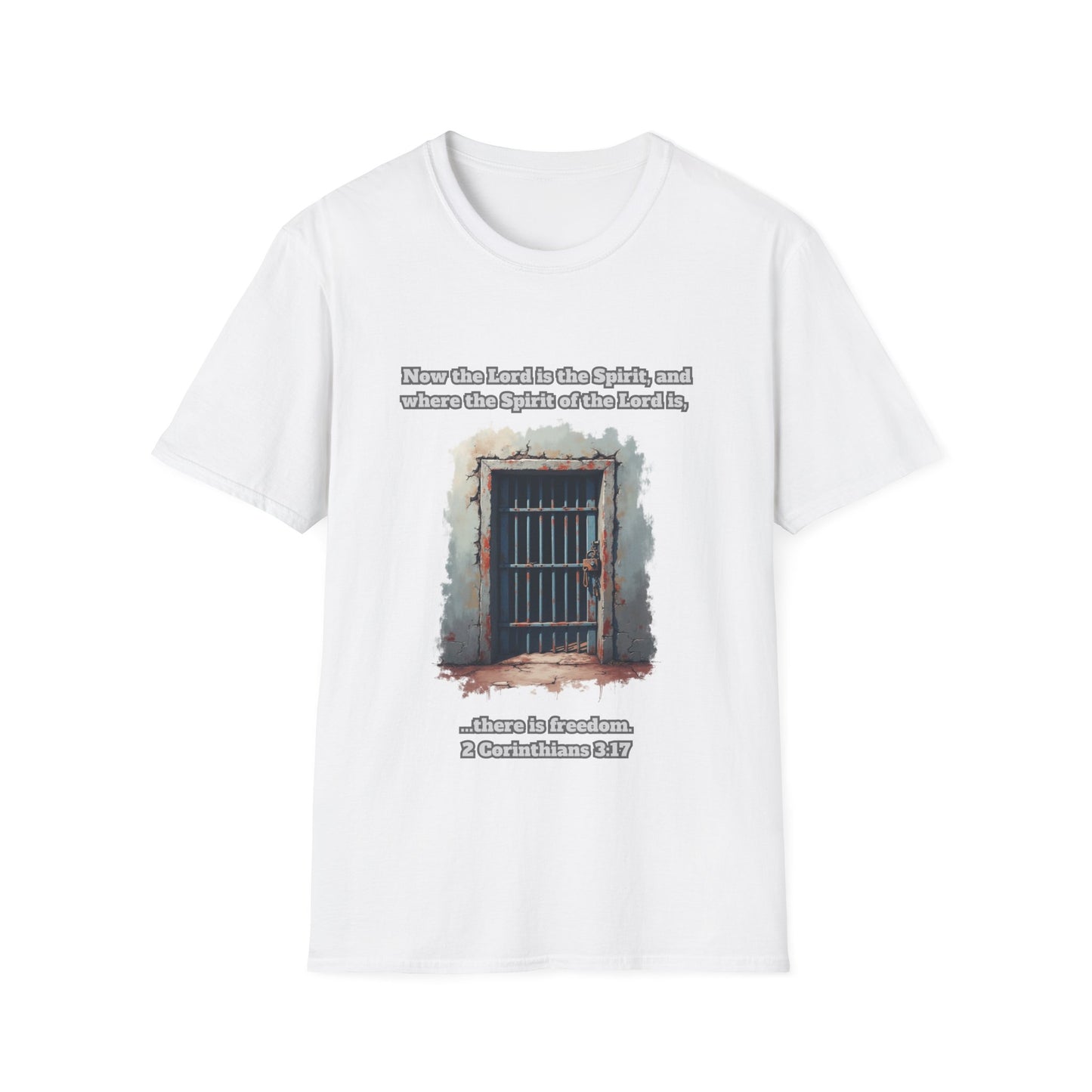 Freedom in the Spirit Unisex Softstyle T-Shirt 2Corinthians 3:17