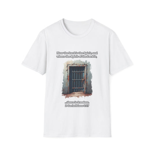 Freedom in the Spirit Unisex Softstyle T-Shirt 2Corinthians 3:17