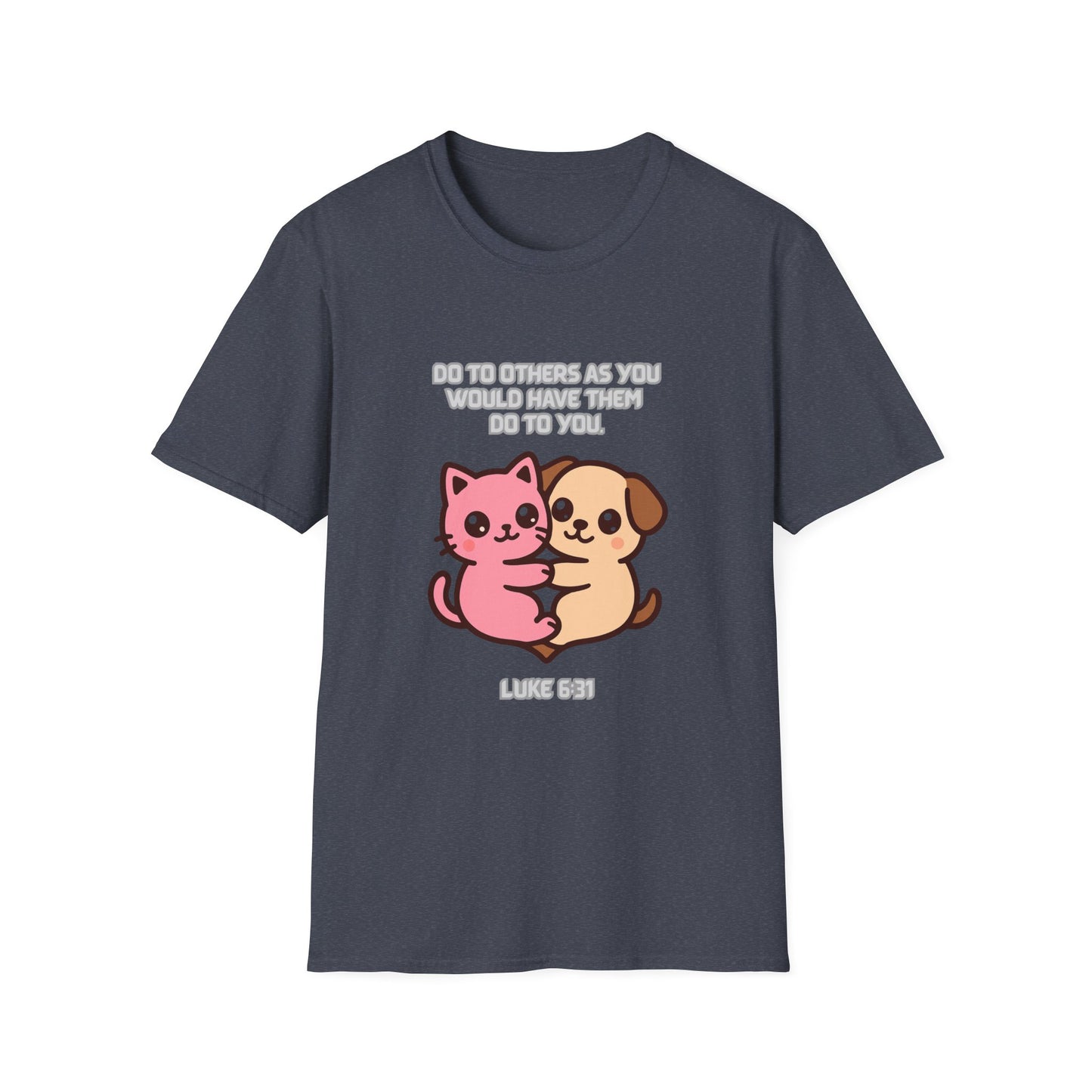 Do To Others Cute Animals Friendship T-Shirt Luke 6:31
