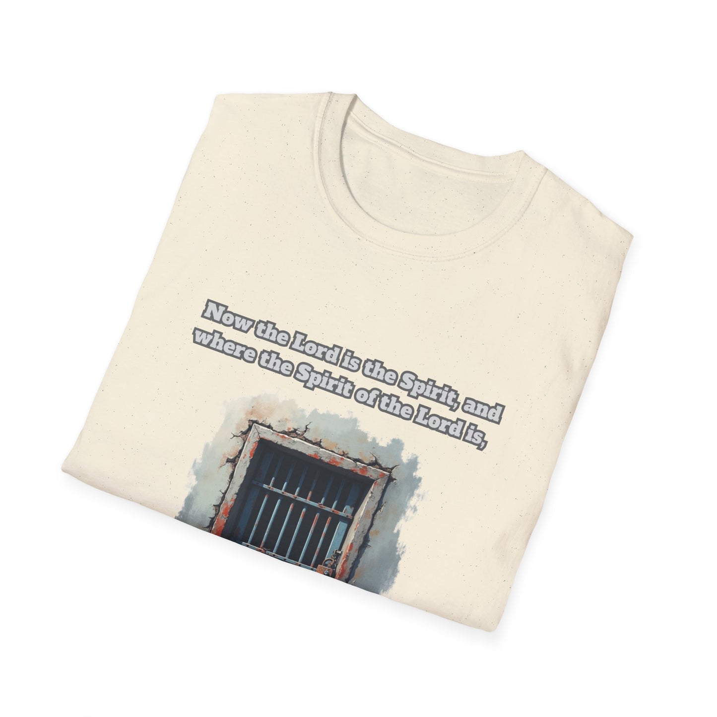 Freedom in the Spirit Unisex Softstyle T-Shirt 2Corinthians 3:17