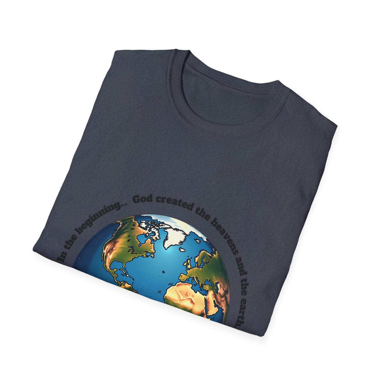 Heaven And Earth Creation Unisex T-Shirt - Genesis 1:1 Inspirational Tee