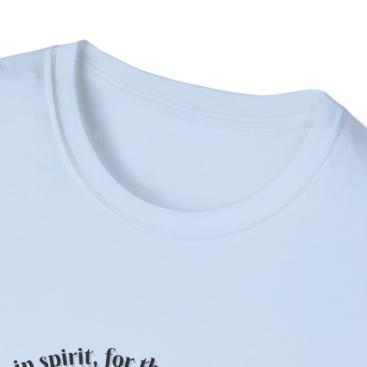 Blessed Are The Poor In Spirit Unisex Softstyle T-Shirt Matthew 5:3