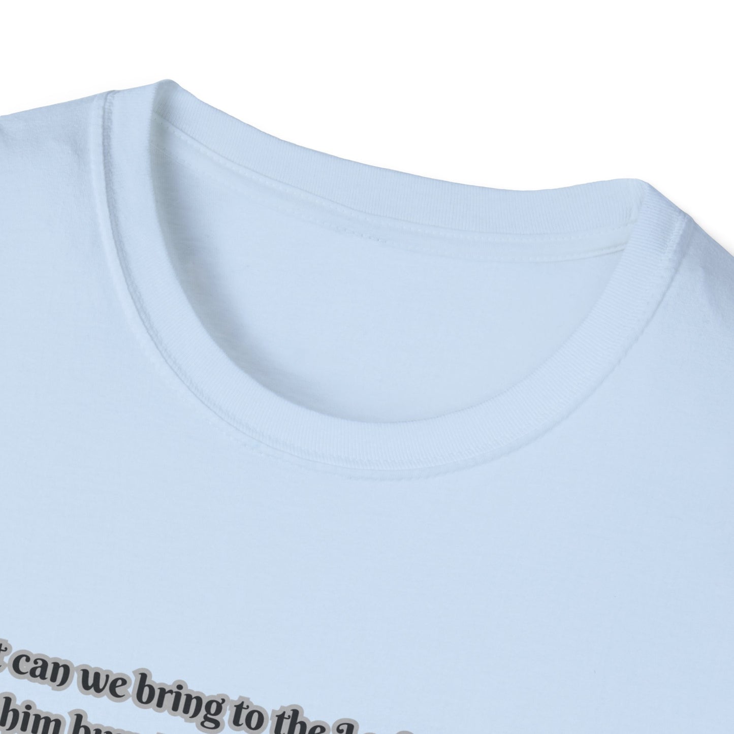 What Can We Bring Inspirational Quote Unisex Softstyle T-Shirt Micah 6:6