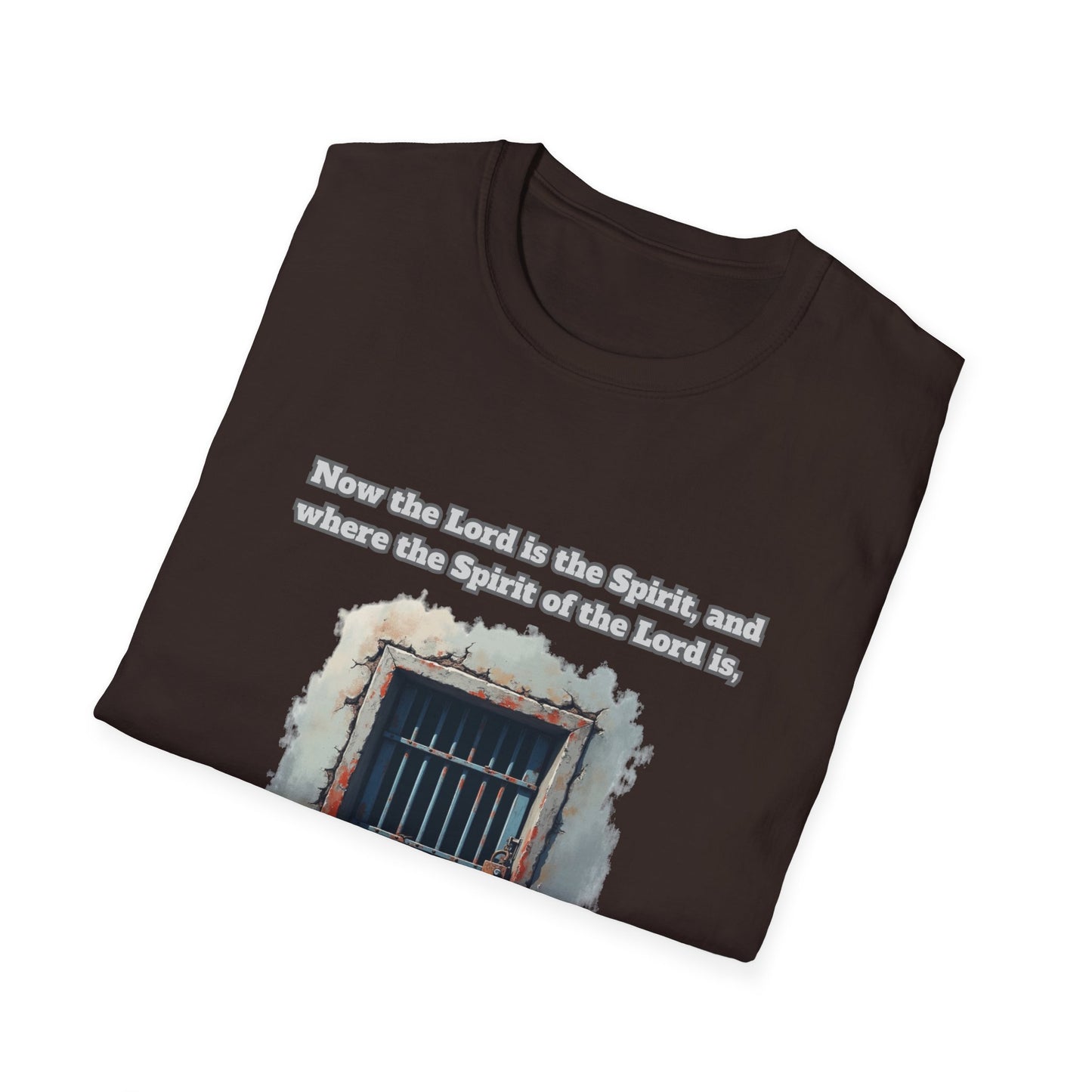 Freedom in the Spirit Unisex Softstyle T-Shirt 2Corinthians 3:17