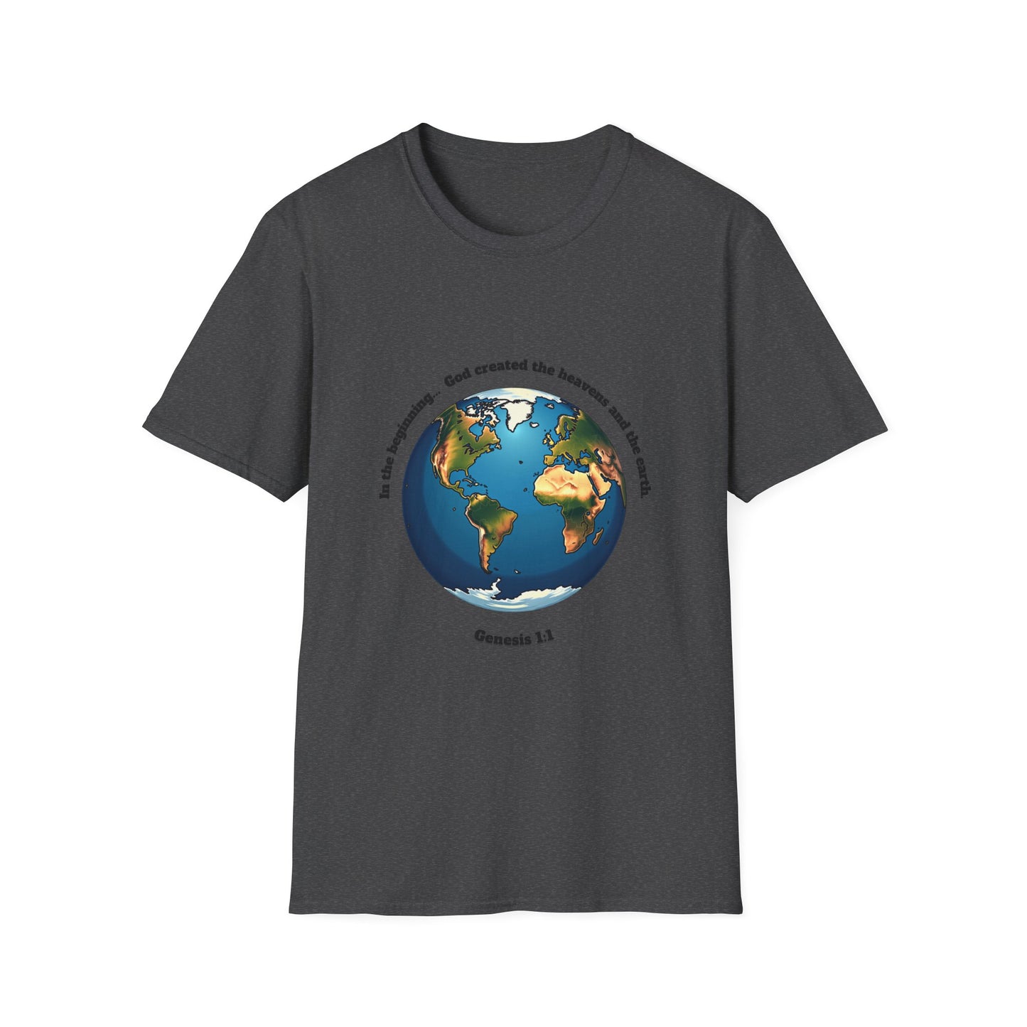 Heaven And Earth Creation Unisex T-Shirt - Genesis 1:1 Inspirational Tee
