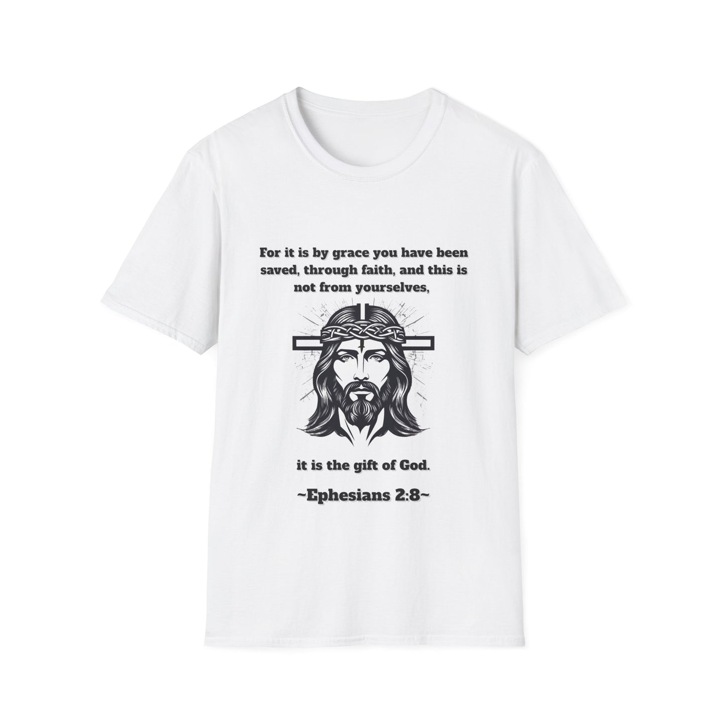 Grace Is A Gift From God Inspirational Christian Quote T-Shirt - Ephesians 2:8
