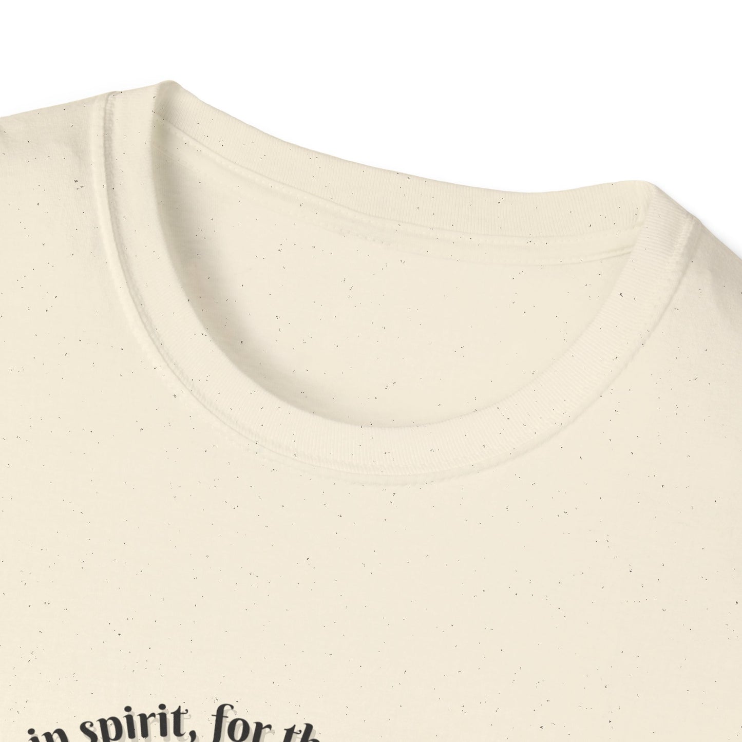 Blessed Are The Poor In Spirit Unisex Softstyle T-Shirt Matthew 5:3