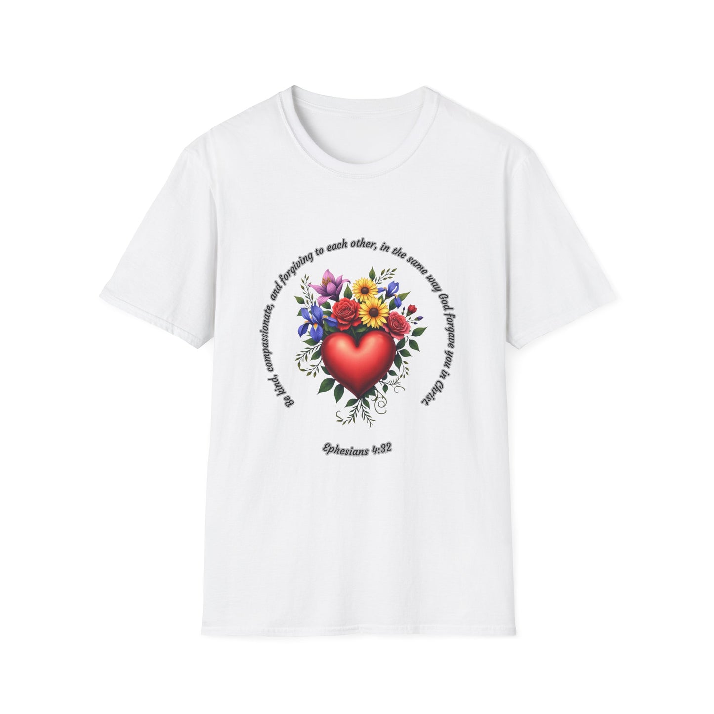 Be Kind to Each Other Unisex Softstyle T-Shirt Ephesians 4:32
