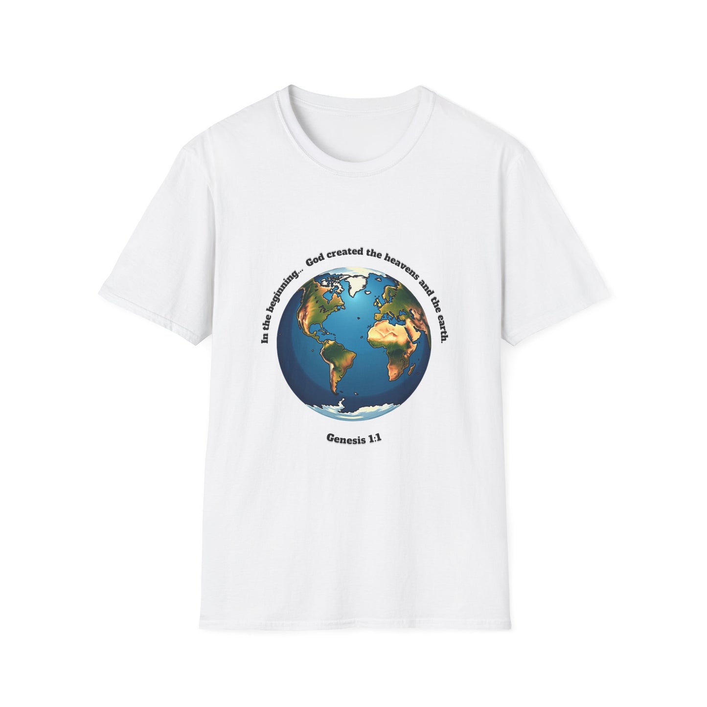 Heaven And Earth Creation Unisex T-Shirt - Genesis 1:1 Inspirational Tee