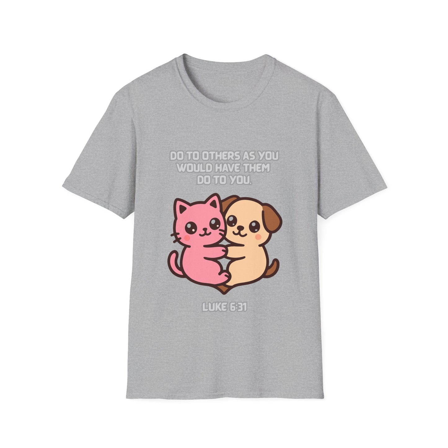 Do To Others Cute Animals Friendship T-Shirt Luke 6:31
