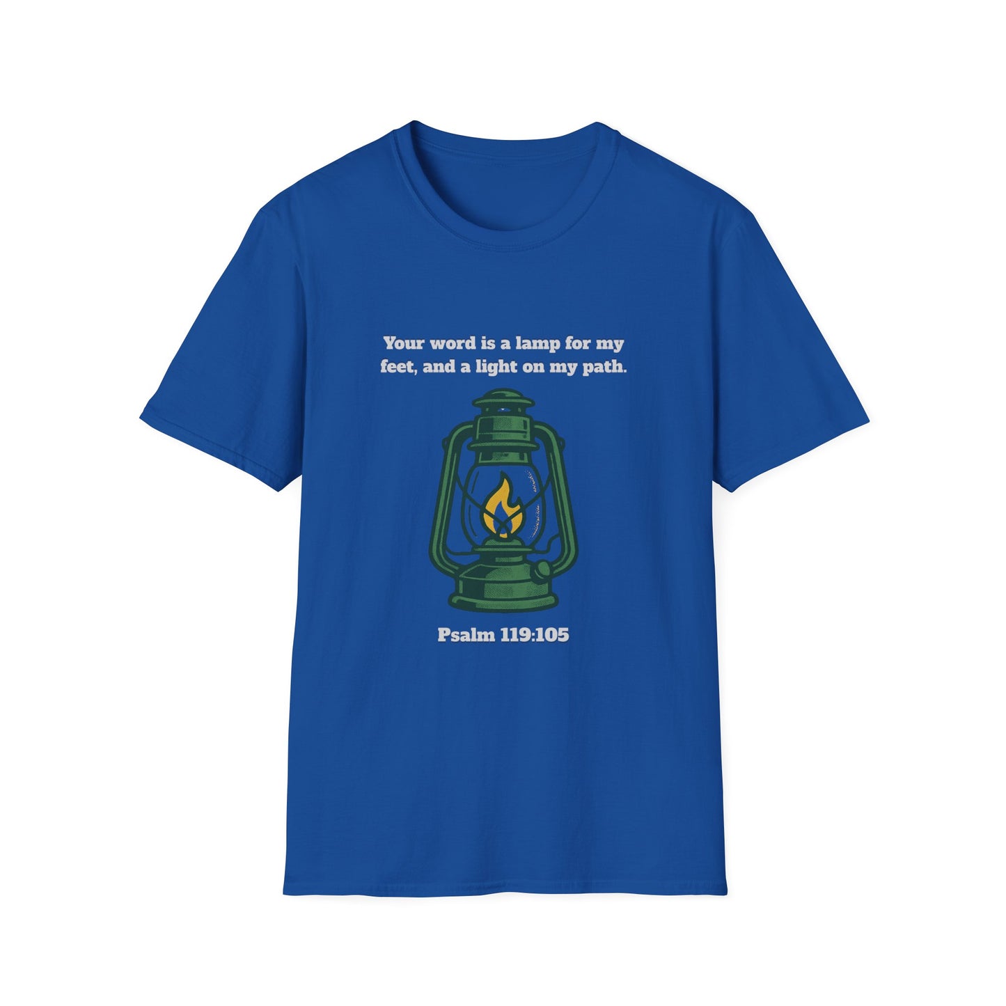 Light On My Path Inspirational Quote T-Shirt Psalm 119:105