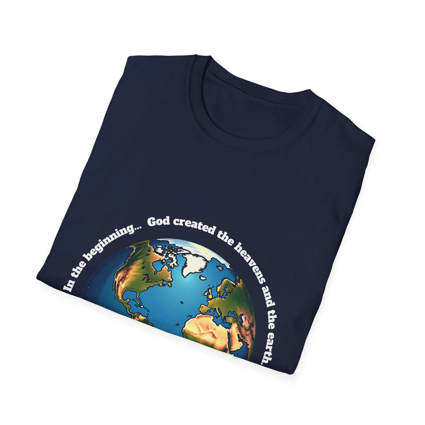 Heaven And Earth Creation Unisex T-Shirt - Genesis 1:1 Inspirational Tee