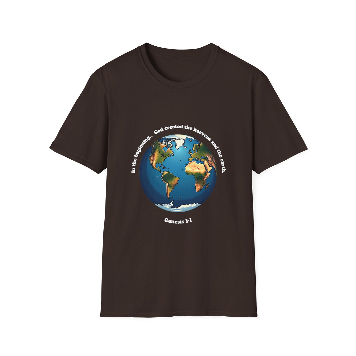 Heaven And Earth Creation Unisex T-Shirt - Genesis 1:1 Inspirational Tee