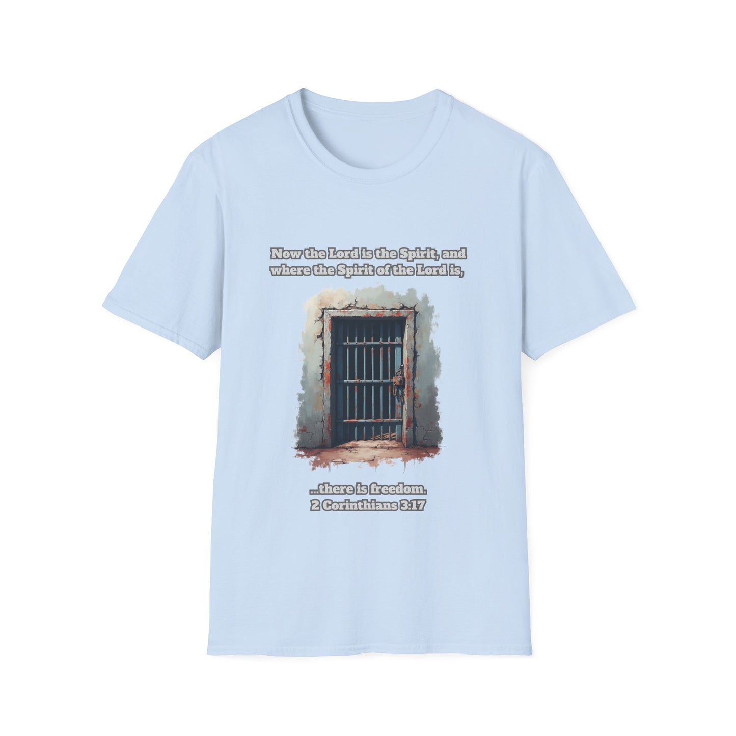 Freedom in the Spirit Unisex Softstyle T-Shirt 2Corinthians 3:17