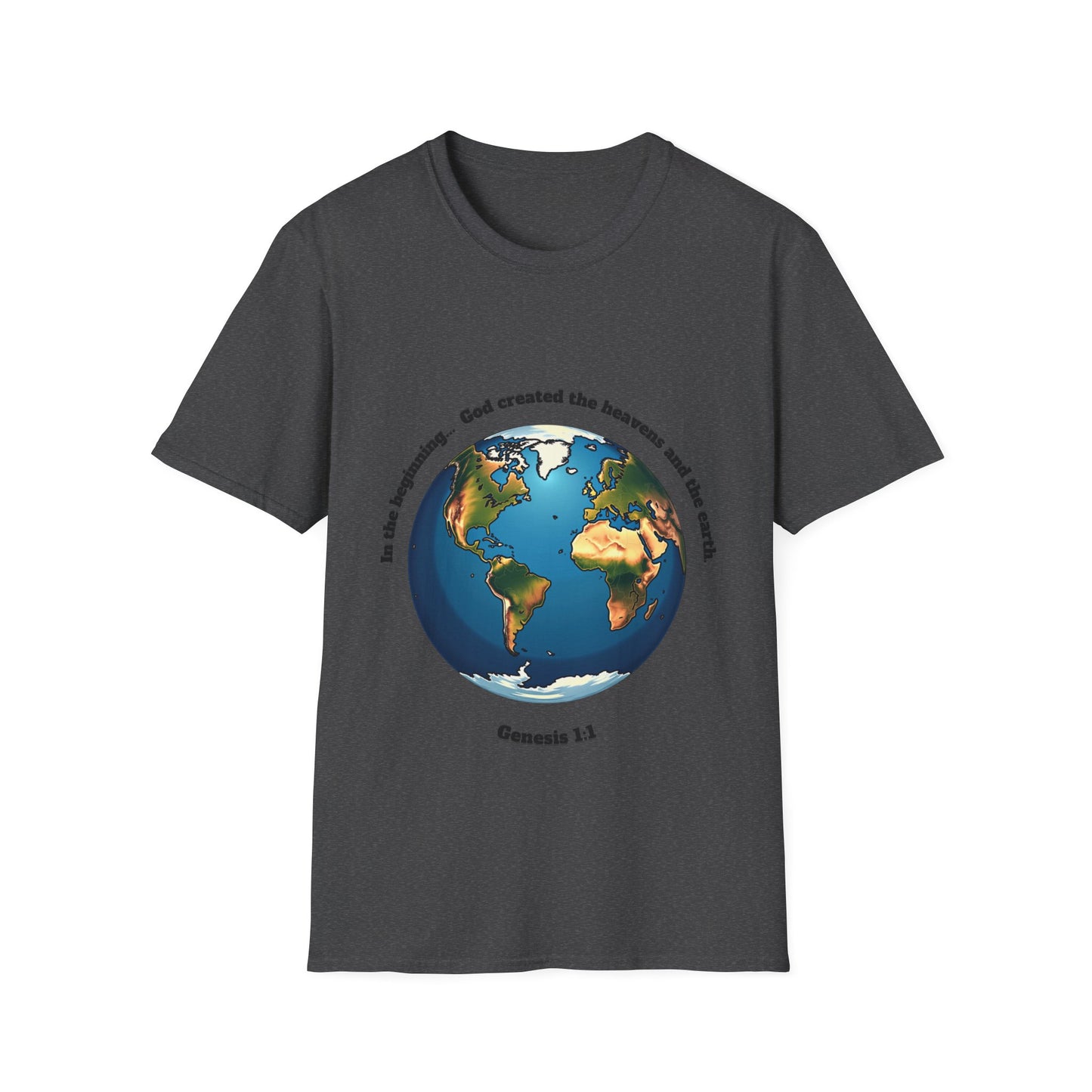 Heaven And Earth Creation Unisex T-Shirt - Genesis 1:1 Inspirational Tee