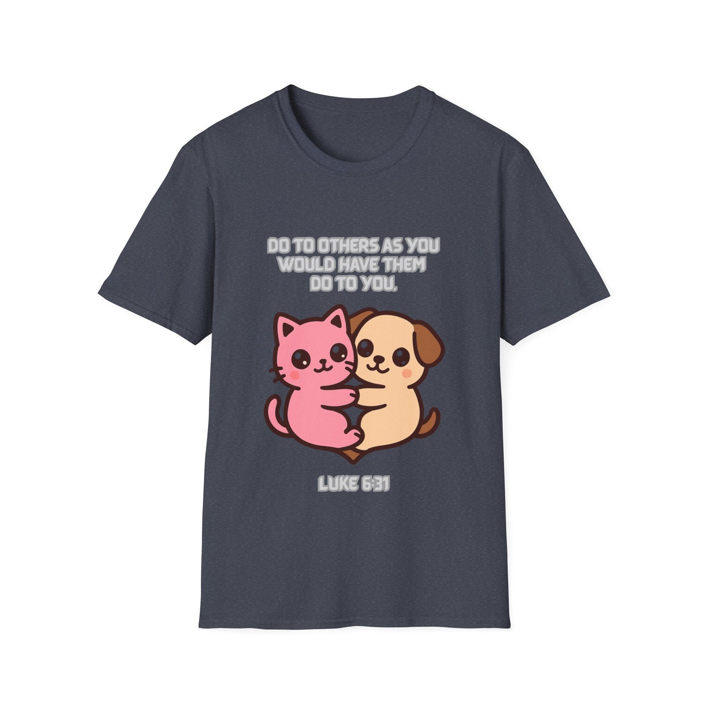 Do To Others Cute Animals Friendship T-Shirt Luke 6:31