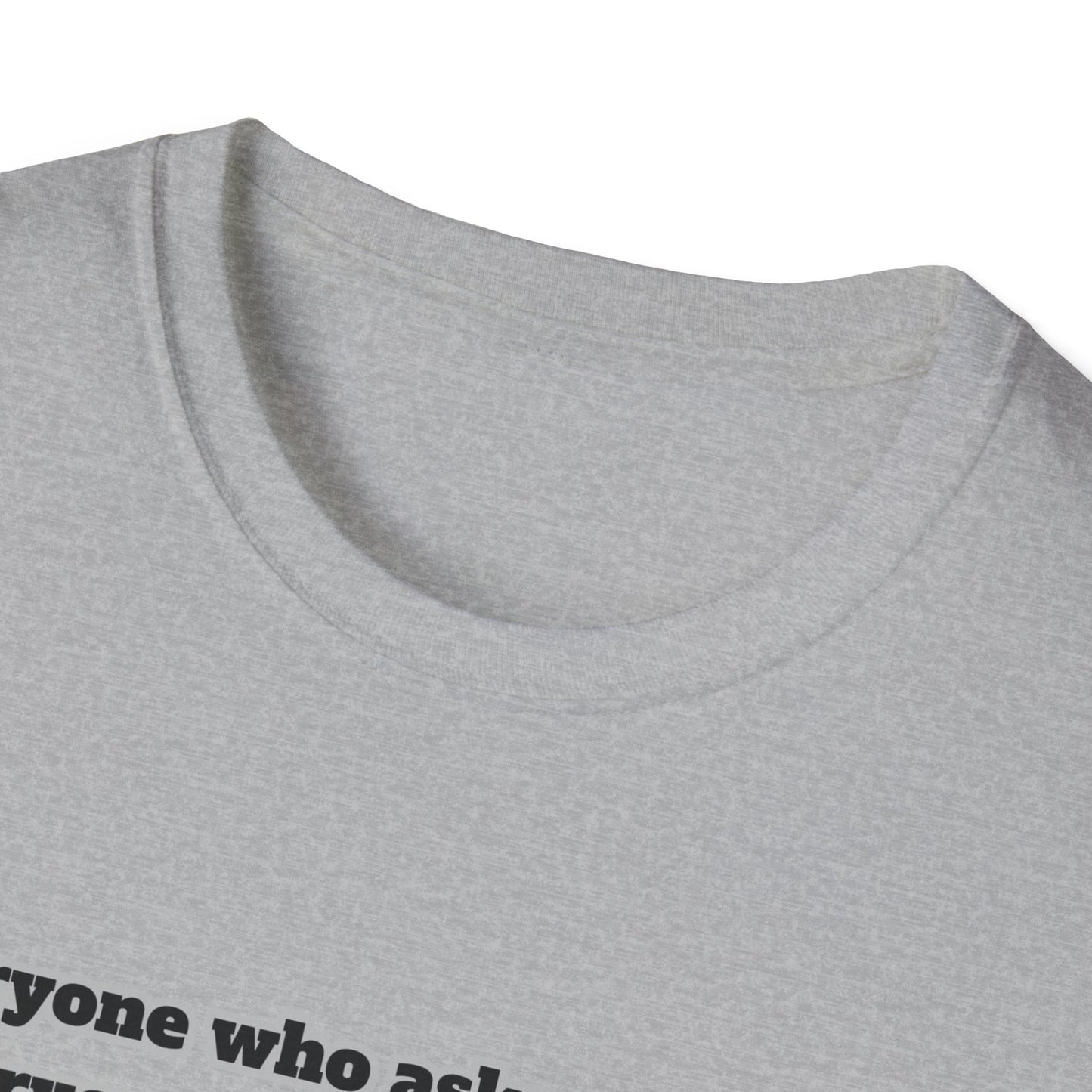 Receive, Find, Knock Unisex Softstyle T-Shirt Matthew 7:8