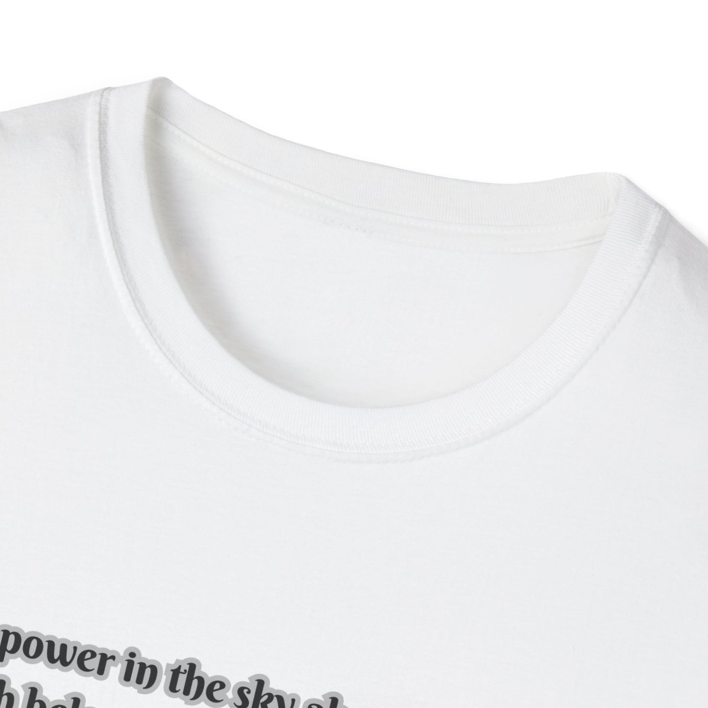 Nothing Can Separate Us From Gods Love Inspirational Unisex Softstyle T-Shirt with Heart Design Romans 8:39