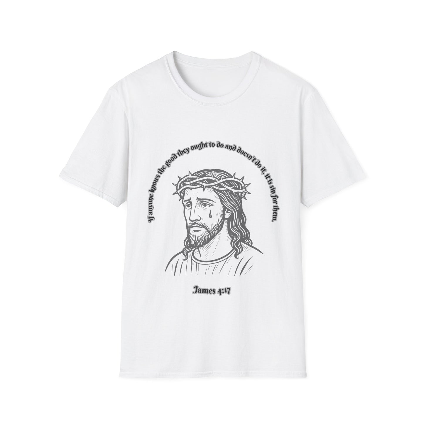 Do Good or It's Sin Faith-Inspired Unisex Softstyle T-Shirt James 4:17