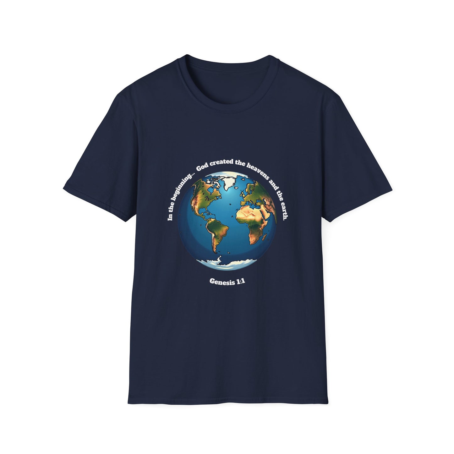 Heaven And Earth Creation Unisex T-Shirt - Genesis 1:1 Inspirational Tee