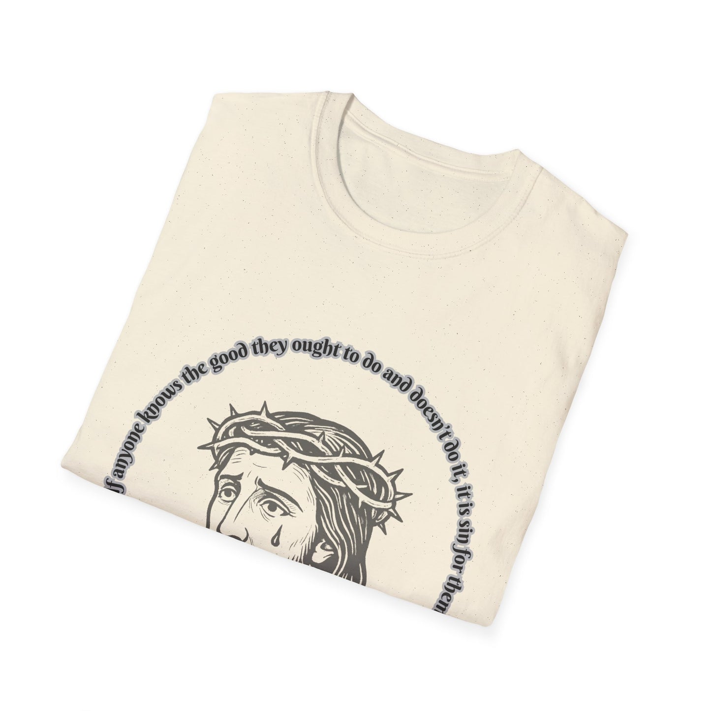 Do Good or It's Sin Faith-Inspired Unisex Softstyle T-Shirt James 4:17