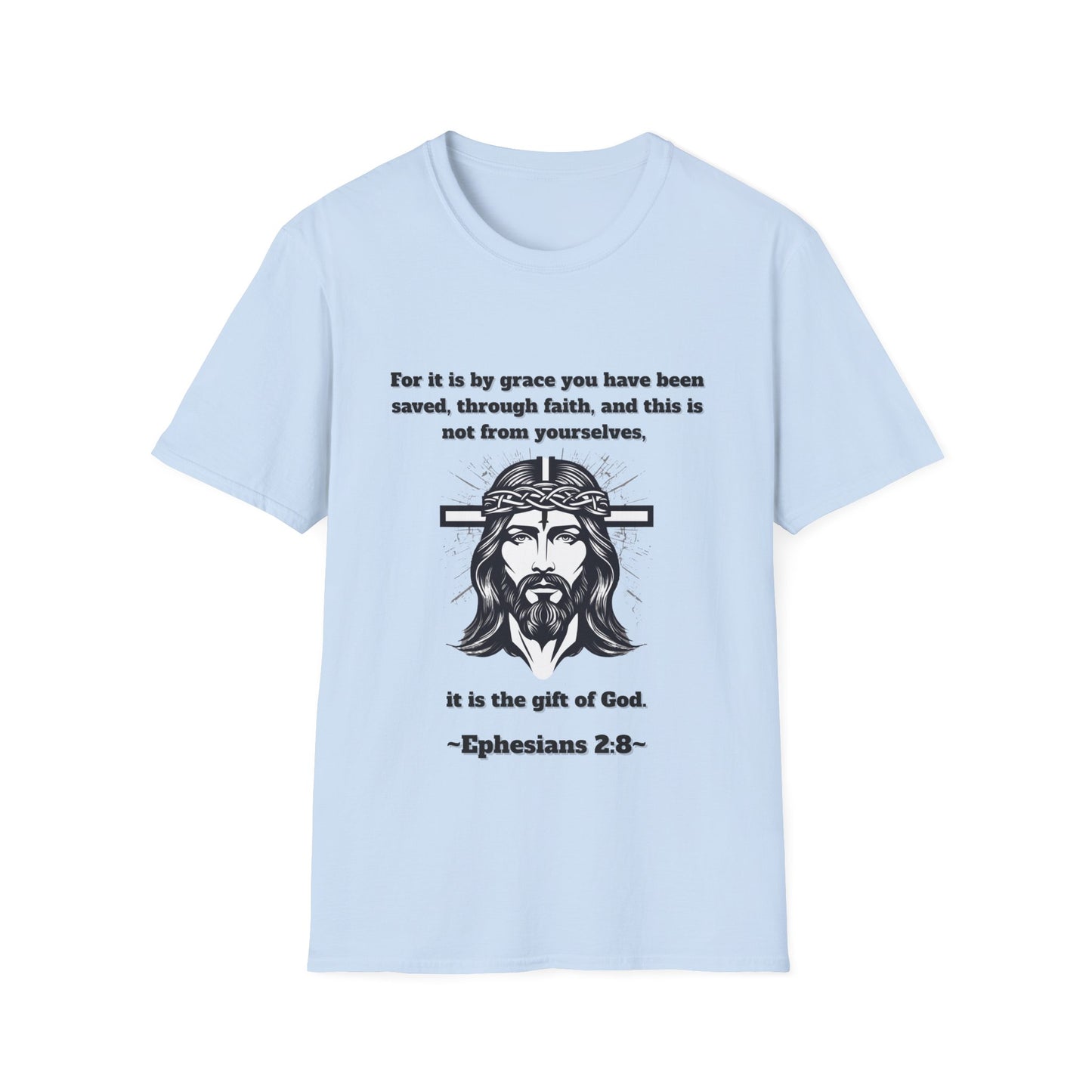 Grace Is A Gift From God Inspirational Christian Quote T-Shirt - Ephesians 2:8