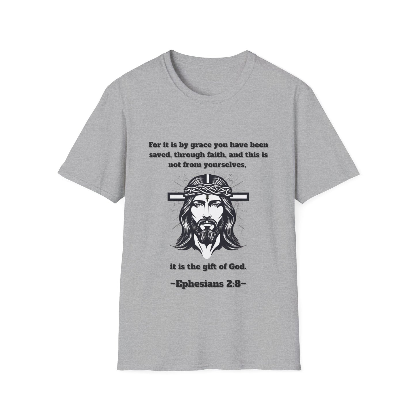 Grace Is A Gift From God Inspirational Christian Quote T-Shirt - Ephesians 2:8