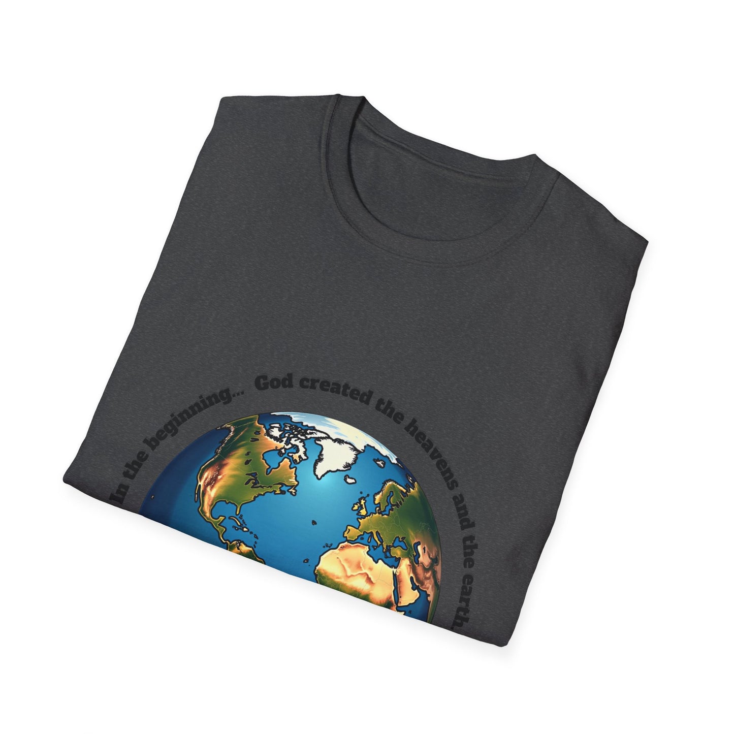 Heaven And Earth Creation Unisex T-Shirt - Genesis 1:1 Inspirational Tee