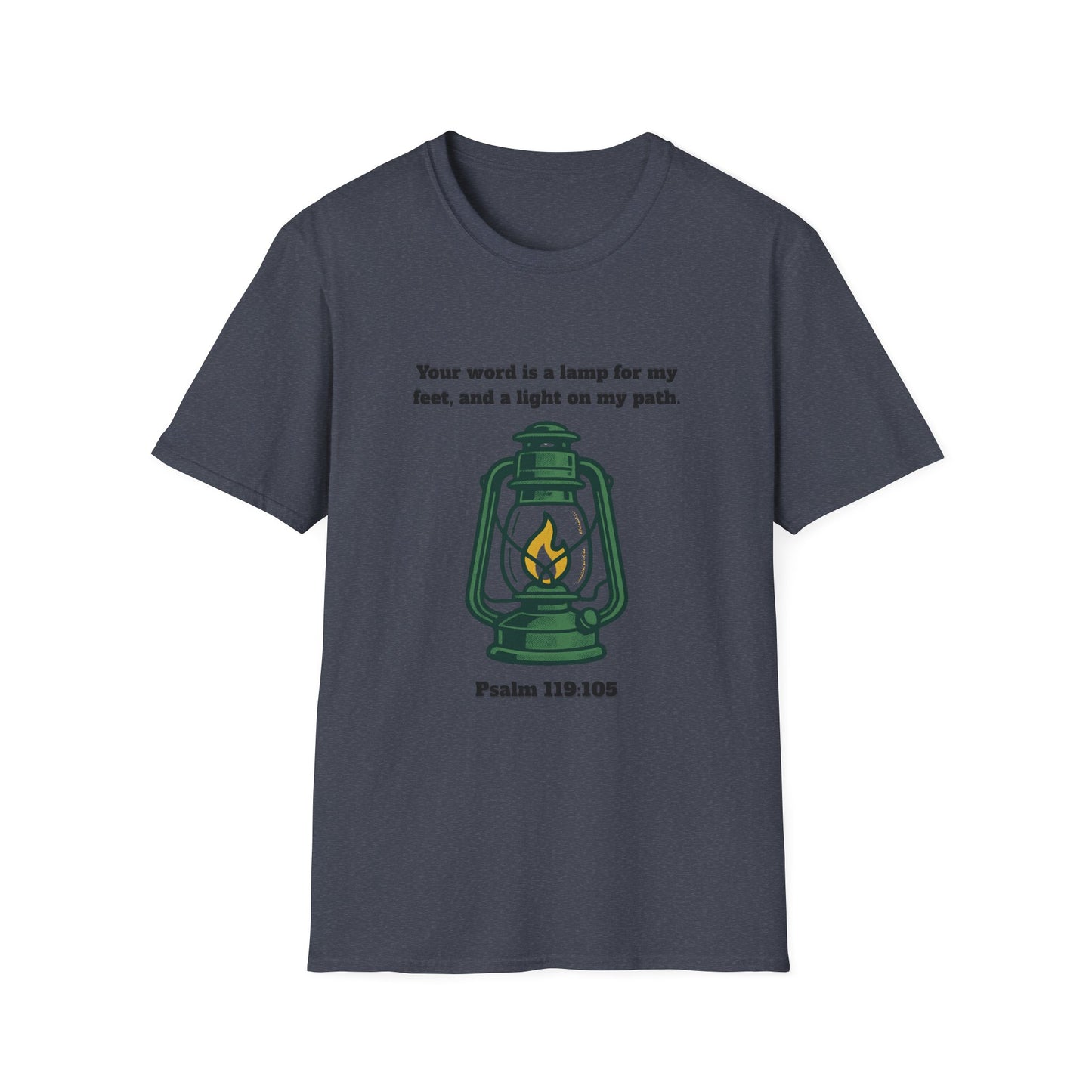 Light On My Path Inspirational Quote T-Shirt Psalm 119:105
