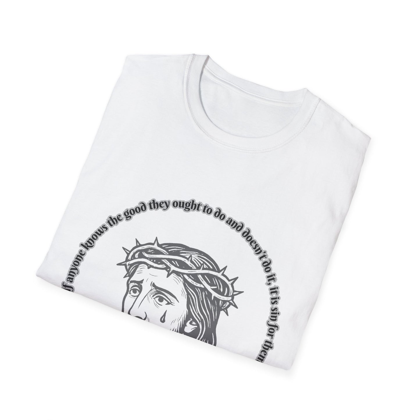 Do Good or It's Sin Faith-Inspired Unisex Softstyle T-Shirt James 4:17