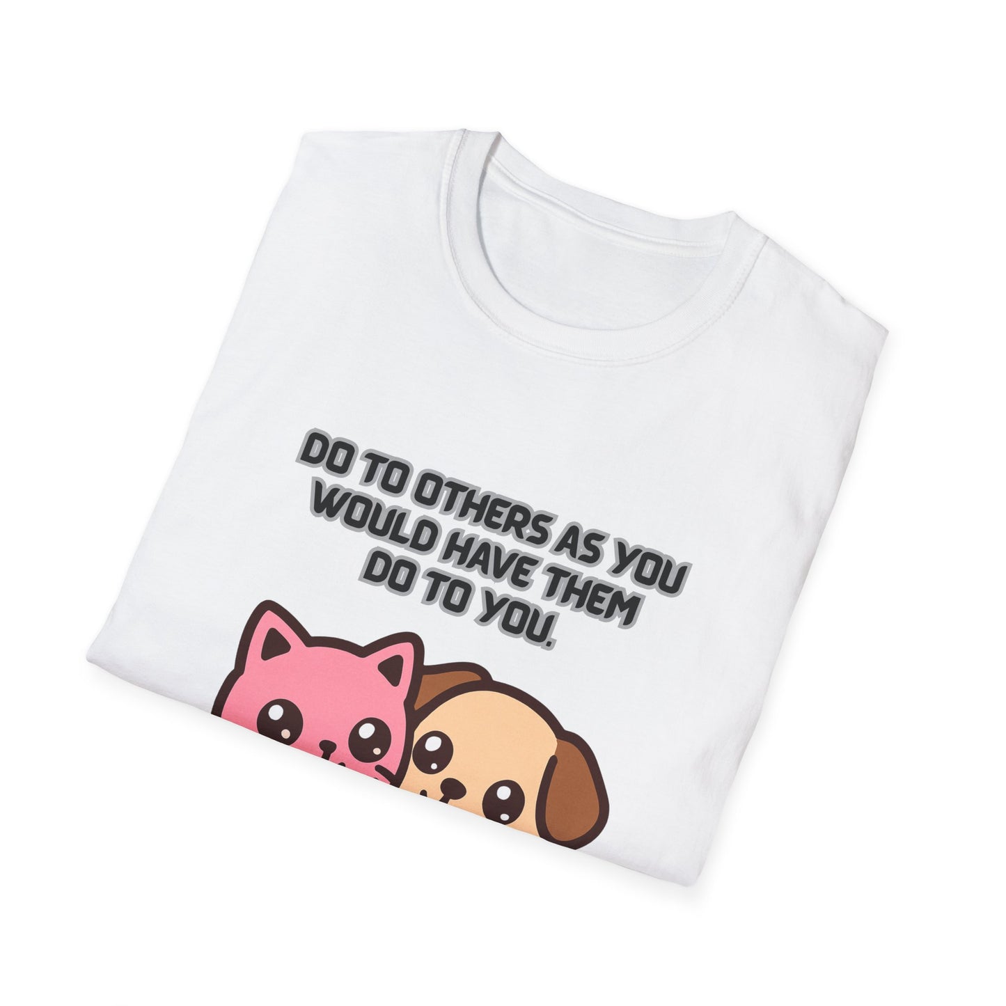 Do To Others Cute Animals Friendship T-Shirt Luke 6:31