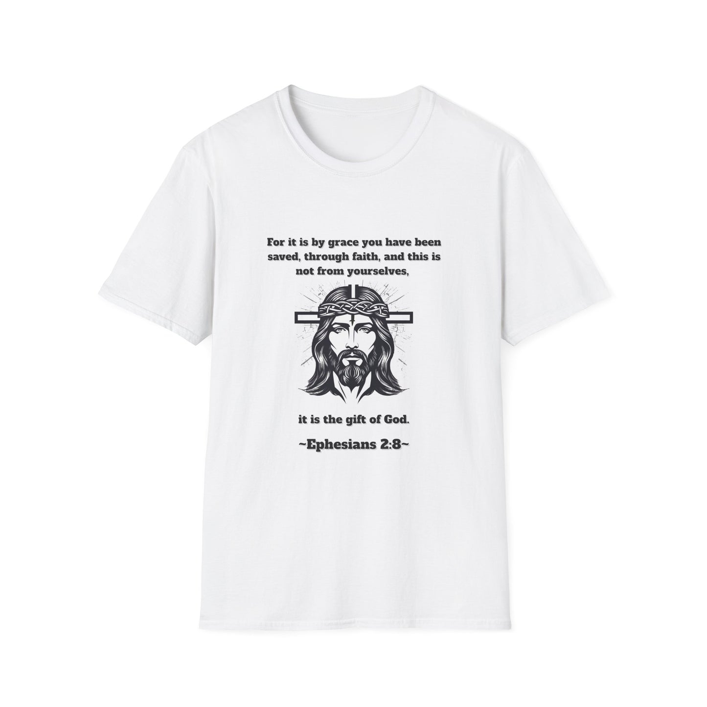 Grace Is A Gift From God Inspirational Christian Quote T-Shirt - Ephesians 2:8