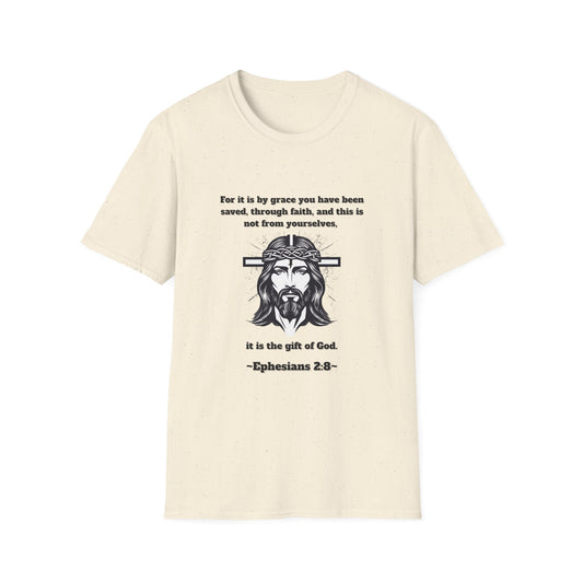 Grace Is A Gift From God Inspirational Christian Quote T-Shirt - Ephesians 2:8