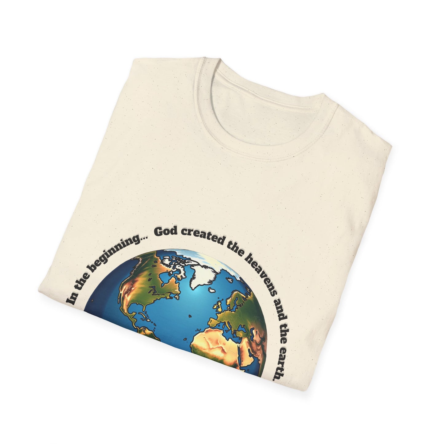 Heaven And Earth Creation Unisex T-Shirt - Genesis 1:1 Inspirational Tee