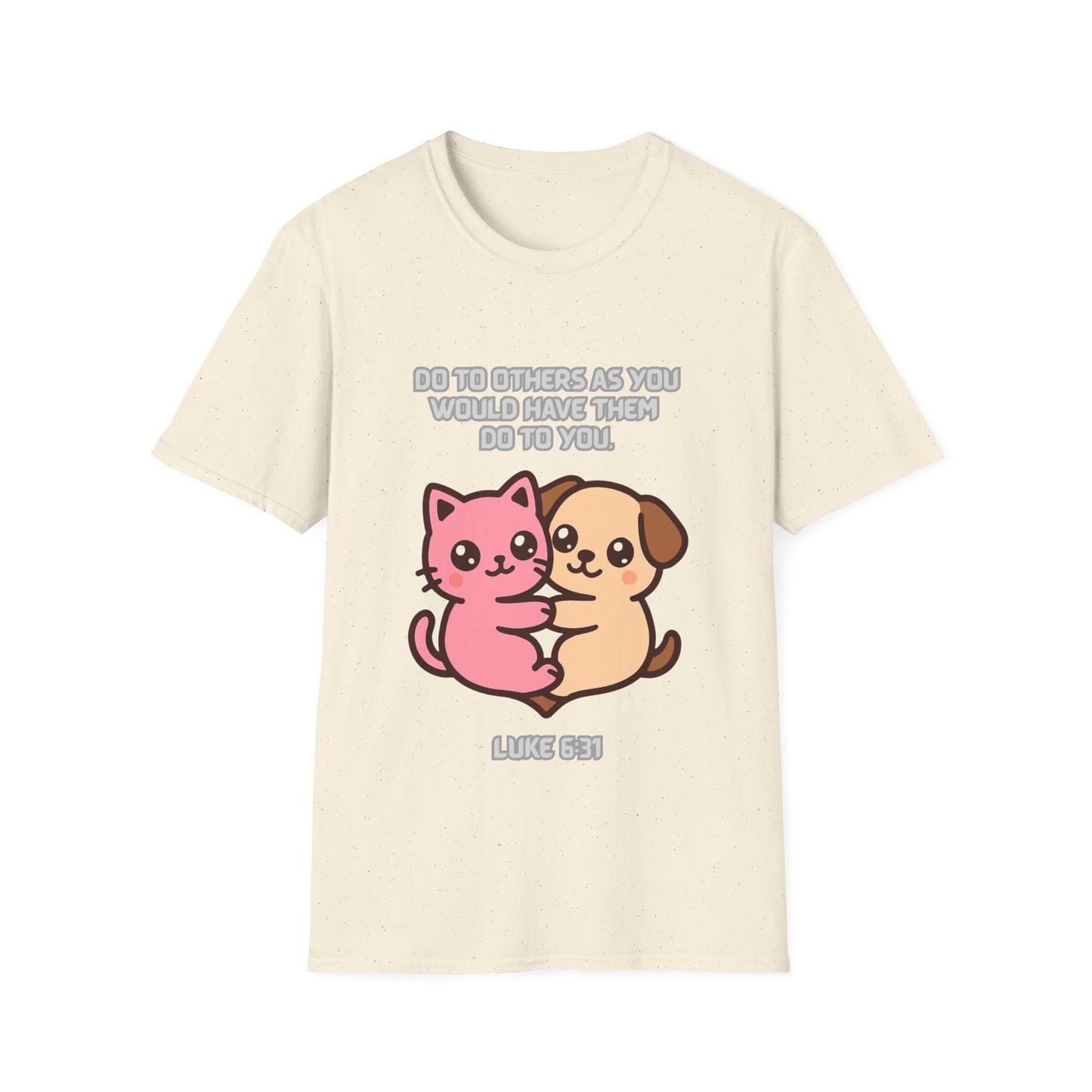 Do To Others Cute Animals Friendship T-Shirt Luke 6:31