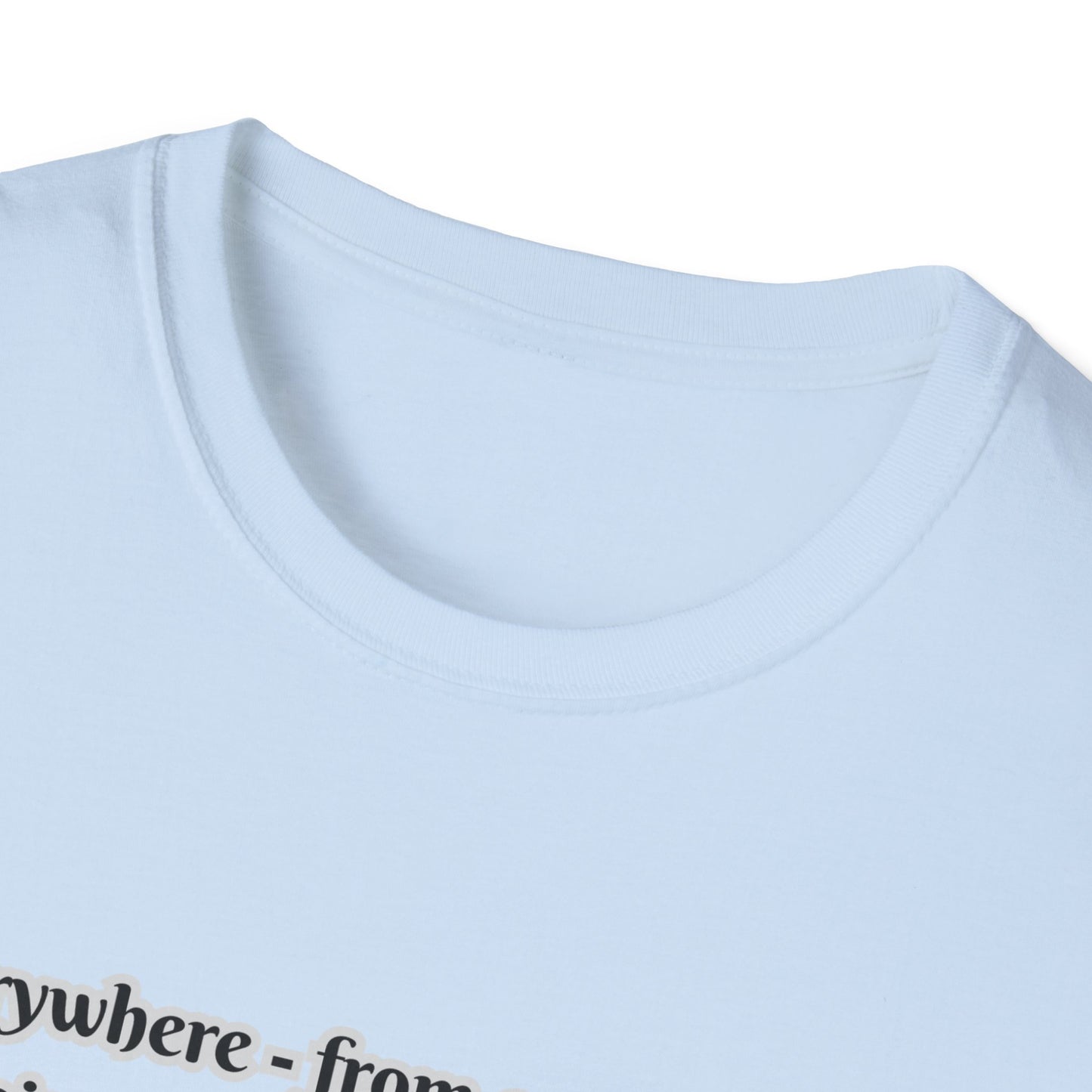 'Praise the Name of the Lord' Psalm 113:3  -Inspirational Unisex Softstyle T-Shirt