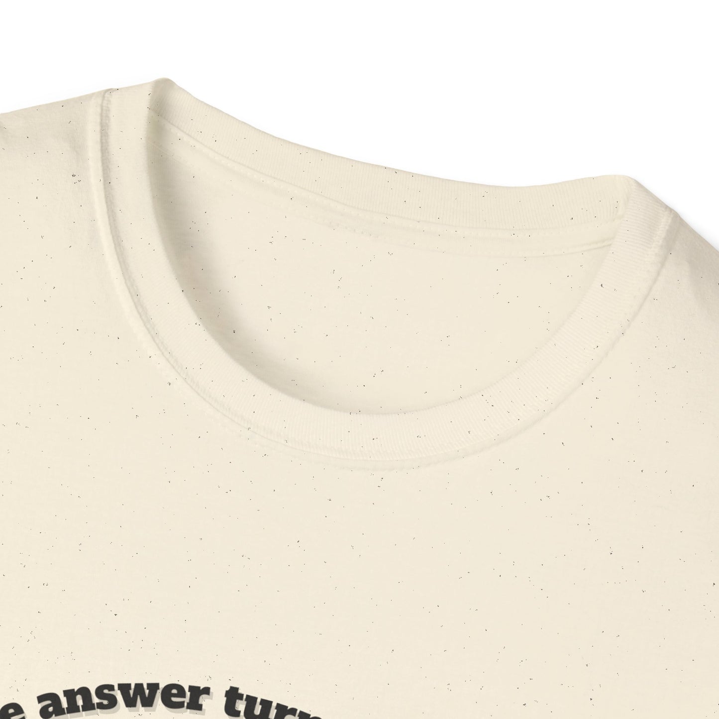 Gentle Answer Inspirational Dove T-Shirt - Proverbs 15:1 - Unisex Softstyle Tee