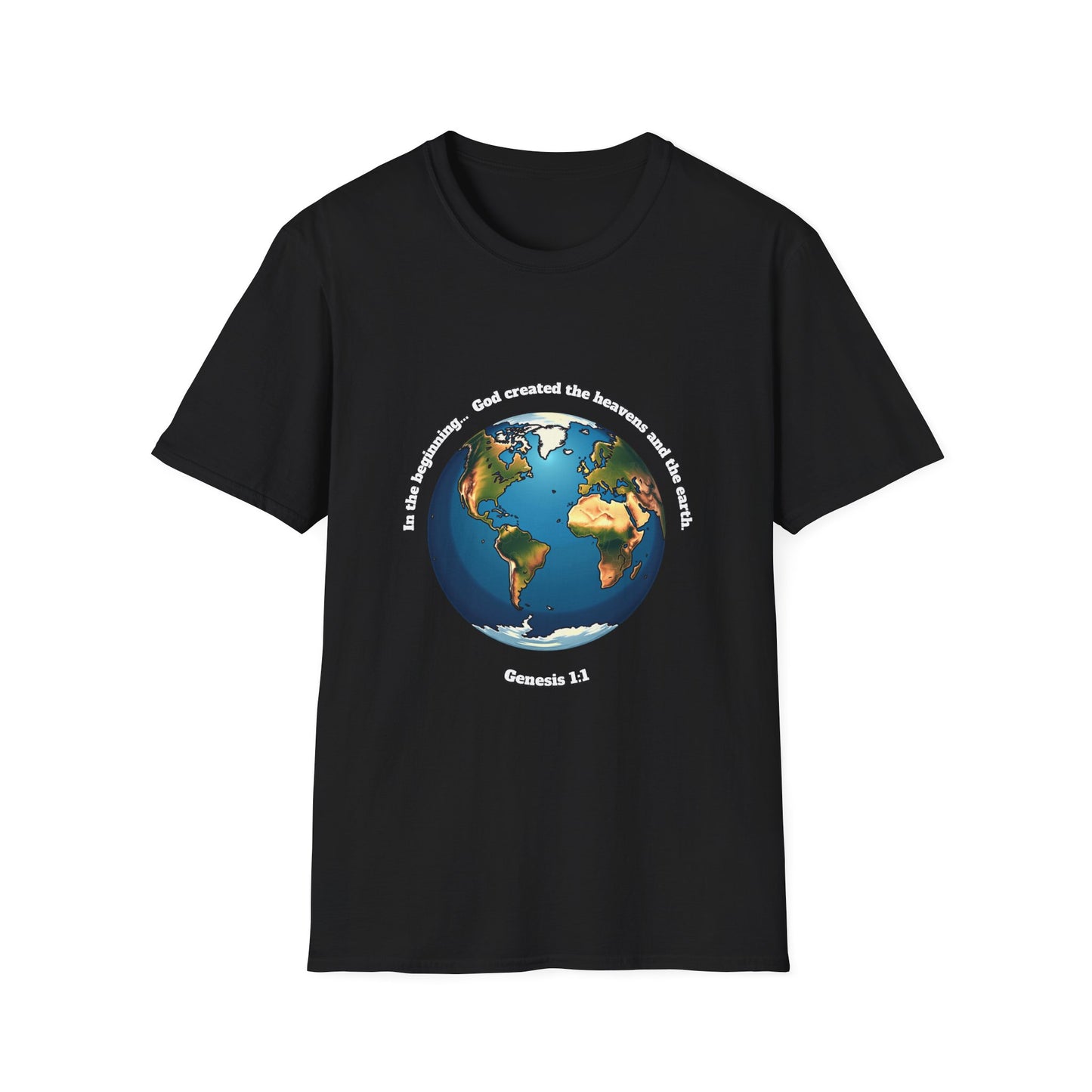 Heaven And Earth Creation Unisex T-Shirt - Genesis 1:1 Inspirational Tee
