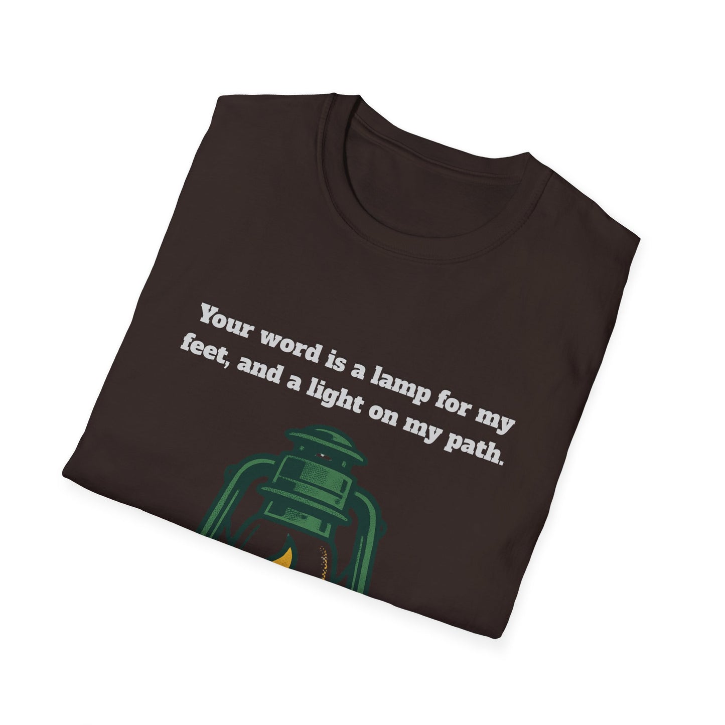 Light On My Path Inspirational Quote T-Shirt Psalm 119:105